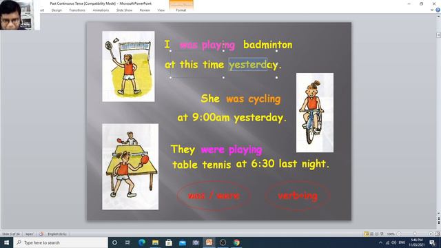 Past Continuous Tense смотреть онлайн