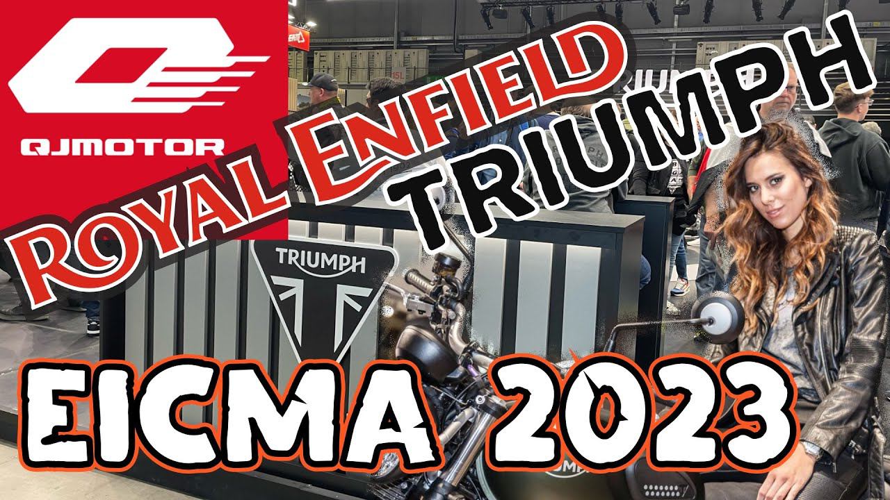 Triumph, Royal Enfield и QJMotor. EICMA 2023. Мотовыставка в Милане.