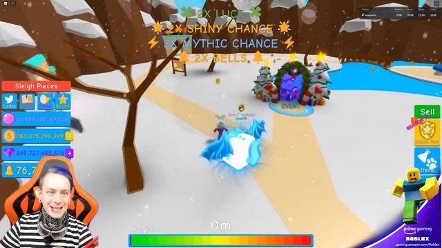 How To Get A FREE OP ICE OVERLORD Pet + Icy Horns In Roblox Bubble Gum Simulator смотреть онлайн