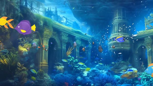 Fantasy Mysterious Ocean 🧜 Ocean Music & Nature Sounds 🐟 Music To Sleep, Study, Read, Relax