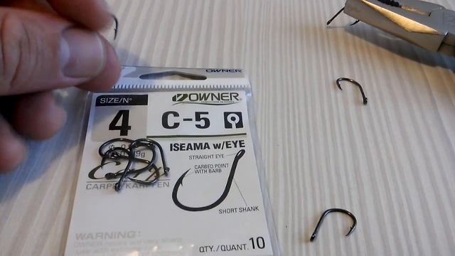 Рыболовные крючки owner c-5 karp смотреть онлайн