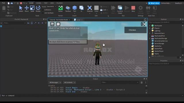 How to Make a MODEL Invisible(not a part) - Roblox Studio смотреть онлайн