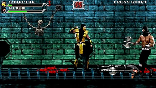 OpenBoR games: Mortal Kombat Outworld Assassins (2018) playthrough смотреть онлайн