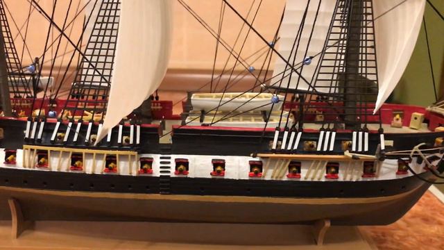 Сборка парусника Ашерон (Acheron) Часть 2