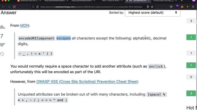 Bypassing EncodeURIComponent To Get XSS