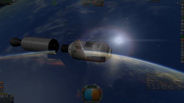 SpaceX Falcon Heavy's can land people on the Moon - Simulation in KSP смотреть онлайн