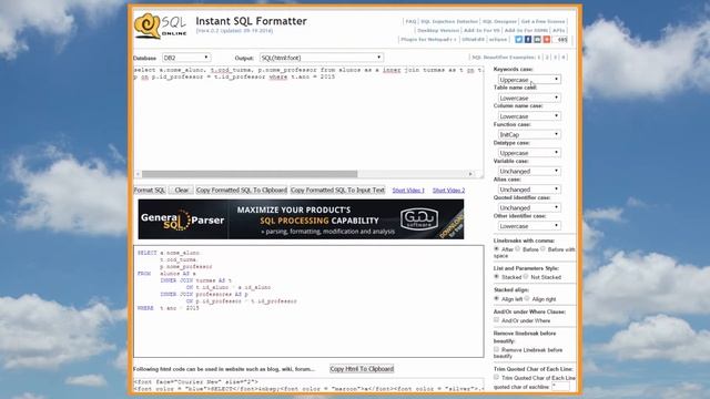 SQL Formatter - Dica E03 смотреть онлайн