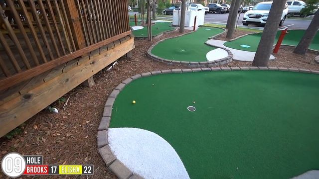 My Best Mini Golf Game Ever! - Crazy Hole In Ones! смотреть онлайн