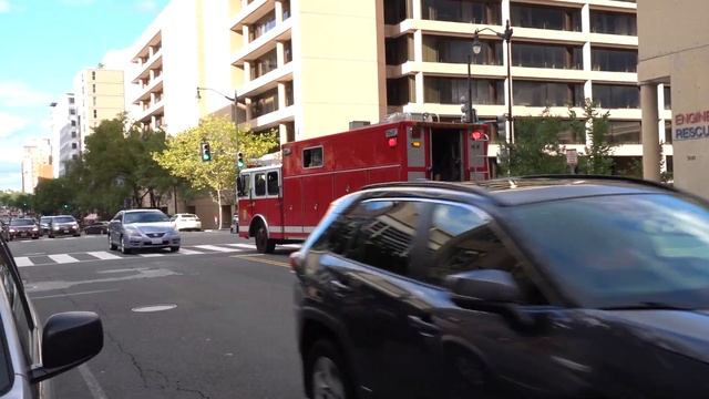 District of Columbia Fire & EMS Rescue Squad 1 & Rescue Squad Support Unit Responding смотреть онлайн