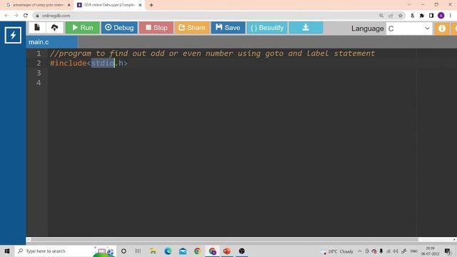 Goto and Label Statement in C Programming #identifier#keyword #break #continue #loop #control #flo смотреть онлайн