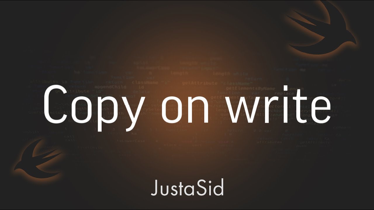 Copy on Write in Swift смотреть онлайн