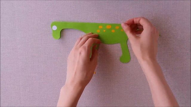 Как сделать Динозавра из бумаги для детей | Paper Dinosaur Craft for kids | EASY AND FUN смотреть онлайн