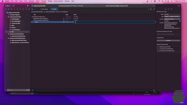How to add a custom font into XCode смотреть онлайн