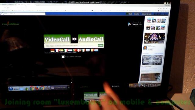 WebRTC Videocall @ Https://webrtc.free-solutions.org