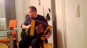 Игра на гармони Мама еду я домой