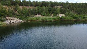 Шершневское водохранилище города Челябинска и его окрестности