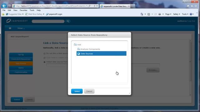 Deploying a Report to JasperReports Server - Web Client смотреть онлайн