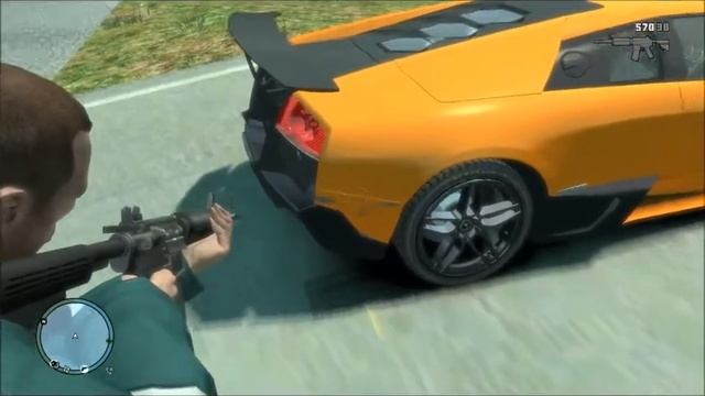 Gta IV Drifting Ford Mustang Shelby GT500 Vs Lamborghini Murchielago LP670 By Hro смотреть онлайн