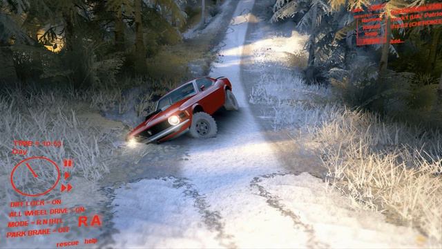 SpinTires Tech Demo - Episode 4 - Cherokee's Like Eating Snow смотреть онлайн