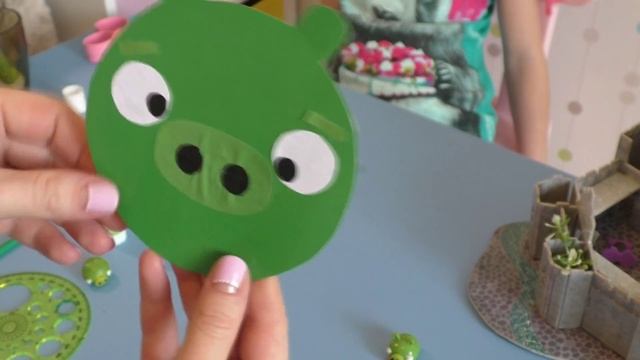Энгри бердз, аппликация. Angry Birds,  Applique.