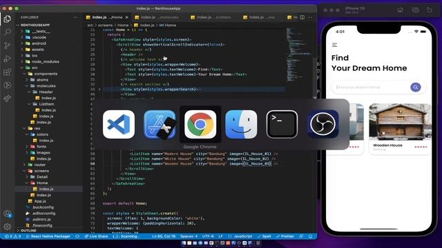 React Native Rent House App UI - Speed Code смотреть онлайн