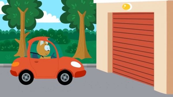 Dangerous Cave - Meow Meow Kitty and magic garage - Animation and songs for kids