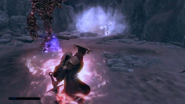 Skyrim | Karstaag The Frost King Boss Fight смотреть онлайн
