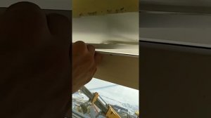 Монтаж по установке ручного дистанционного открывания окна на жёсткой тяге