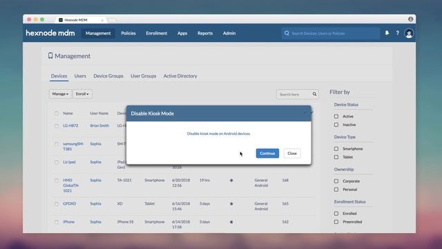 How to exit Kiosk mode on Android devices - Hexnode MDM смотреть онлайн