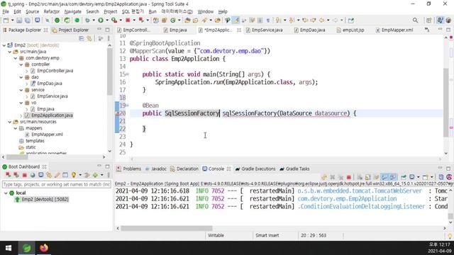 Spring Starter Project - STS4, Oracle, SpringBoot смотреть онлайн