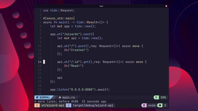 Tide is perhaps my favorite Rust web app framework. смотреть онлайн