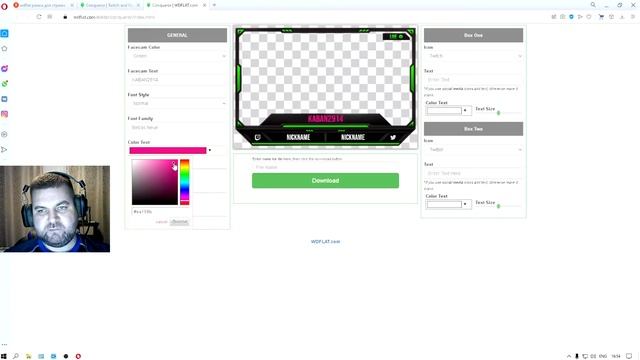Настройка OBS. Как добавить рамку к веб камере , как сделать рамку квадратной. смотреть онлайн