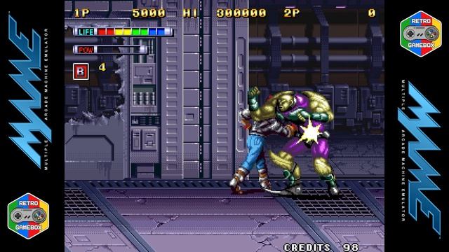 Mutation Nation Neo Geo Arcade by SNK Gameplay | MAME Full Game Walkthrough смотреть онлайн