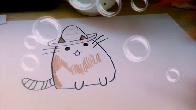 как нарисовать няшку котика аниме ?!!!!! ;^=^ смотреть онлайн