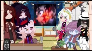 (KNY) //? Uppermoons + Muzan And Yoriichi React To Kamaboko Squad ?\\ Demon Slayer ||SPOİLERS|| GCR