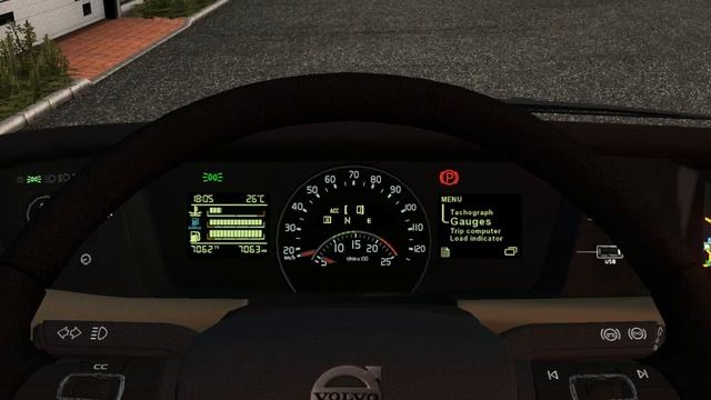 ЕТС-2 1.37. Мод на приборную панель для Volvo FH 2012 смотреть онлайн