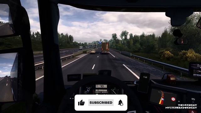 Euro Truck Simulator 2 - Renault T 520 - Le Mans to Nantes смотреть онлайн