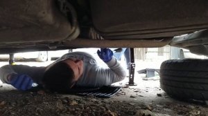 Замена тросика ручника и колодок на Hyundai accent 3