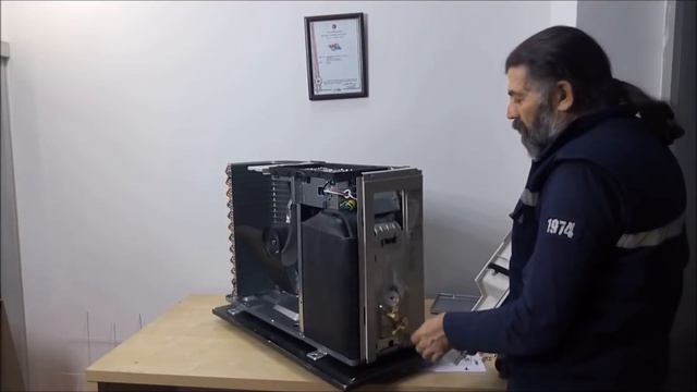 Mhi SRC35ZS-S dış ünite inceleme (Outdoor unit dissectione) смотреть онлайн
