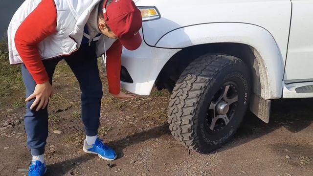 Первый сезон на МТ Brigstone Dueler. Уаз Патриот АКПП. смотреть онлайн