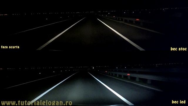 Testat bec cu led H4 1800 lumeni pe Logan, 1080p смотреть онлайн