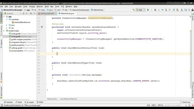 Android tutorial (2018) - 78 - Check a device's network connection смотреть онлайн