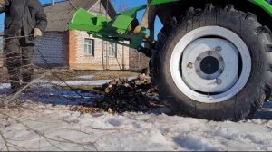 Шнековый щепорез , первая проба работы с Catmann XD 35.4