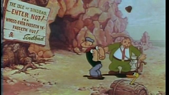 Popeye the Sailor Meets Sindbad the Sailor смотреть онлайн