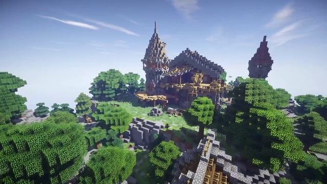 Minecraft - Medieval Fantasy City - Map w/ Download смотреть онлайн