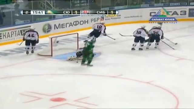 «Салават Юлаев» (Уфа) - «Сибирь» (Новосибирская область) 2:3 смотреть онлайн