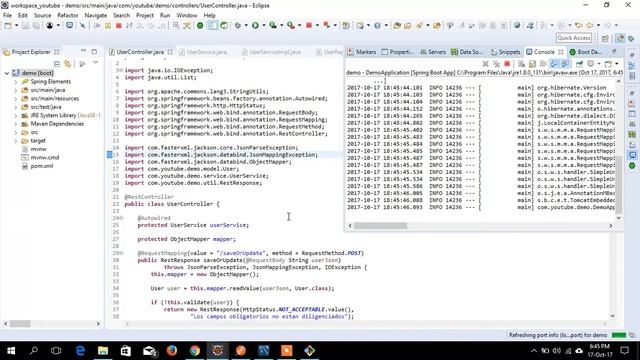 Tutorial 9 (español) mysql + java spring boot + angular 4 смотреть онлайн