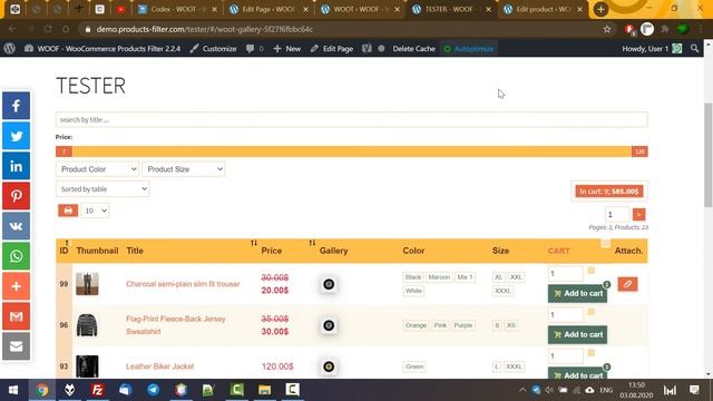 WOOT - WooCommerce Active Products Tables: Woo tables functionality overview смотреть онлайн