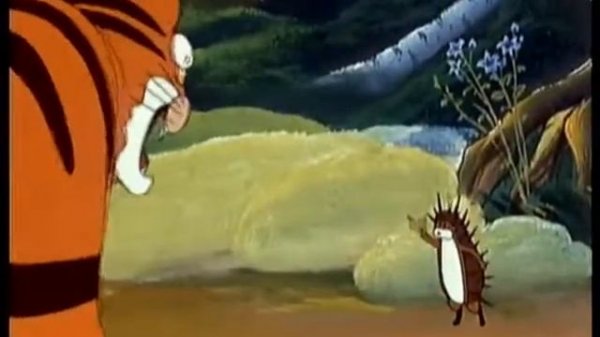 North Korean cartoon 'The  hedgehog defeats the tiger' (1984) (Full)