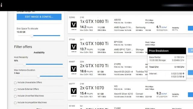 Vast.ai, Hashcat V6.0.0, Hashtopolis Server